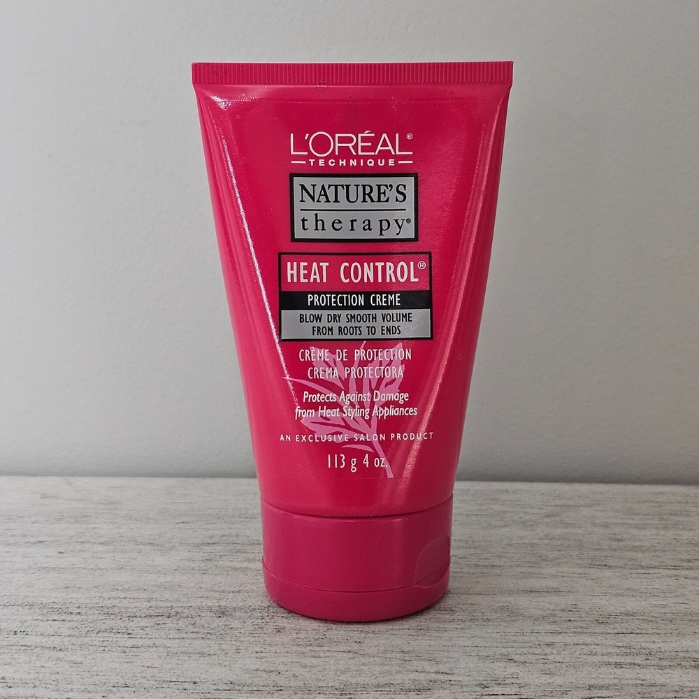 L'OREAL Nature's Therapy‎ Heat Control Protection Creme Discontinued 4 oz
